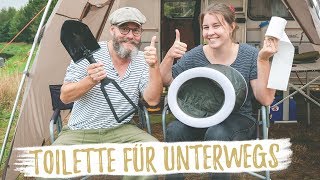 UNSERE TOILETTE FÜR UNTERWEGS  Klein leicht sauber amp klappbar [upl. by Cand]