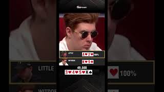 STRAIGHT FLUSH on the Flop🔥wsop [upl. by Hultgren]