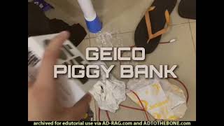 Geico Piggy Bank Commercial Monster 2001 USA [upl. by Nuajed]