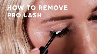 How to Remove Pro Lash Eyelash Extensions [upl. by Castro]