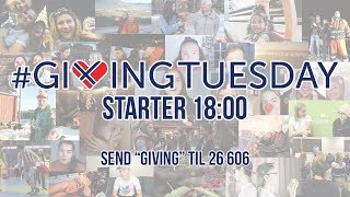 Giving Tuesday 2017 Norge LIVESTREAM [upl. by Powder]