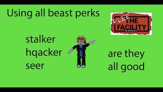 using the new beast perks [upl. by Neraj]