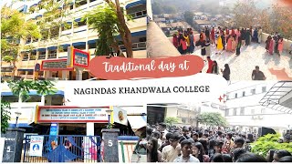 Traditional day celebration at nl college📖🏢 2022  Dj party college collegelife malad nk nl [upl. by Aitsirhc]