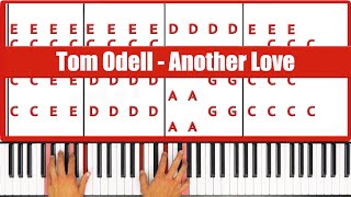 Another Love Piano  How to Play Tom Odell Another Love Piano Tutorial [upl. by Hacker227]