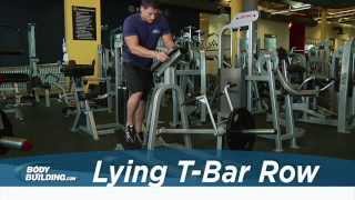 Lying TBar Row  Back Exercise  Bodybuildingcom [upl. by Varin216]