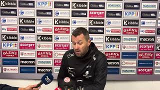 Post Match Interview with SK Brann Manager Eirik Horneland St Mirren 11 SK Brann [upl. by Elfreda393]