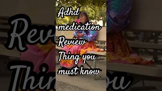 Adhd medication Review mentalhealth [upl. by Inilahs]