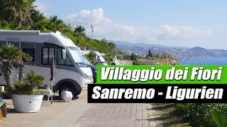 6 Adria Compact Supreme DL  Sanremo  Ligurien  Camping Villaggio dei Fiori  Urlaub unter Palmen [upl. by Airbas]