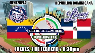 VENEZUELA vs República DOMINICANA  EN VIVO Serie del Caribe Miami 2024 COMENTARIOSLIVE [upl. by Aivatahs]