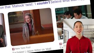 👻 Jason ritter reacts to shocking matlock twist i couldnt believe what was happening jason ritter [upl. by Olleina]