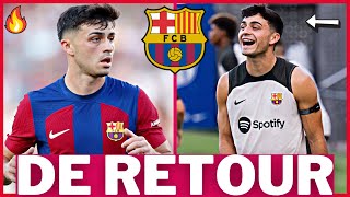 PEDRI DE RETOUR À LENTRAÎNEMENT  PEDRI PRÊT CONTRE LE REAL MADRID  LE MEILLEUR JOUEUR DU BARÇA [upl. by Pollock621]