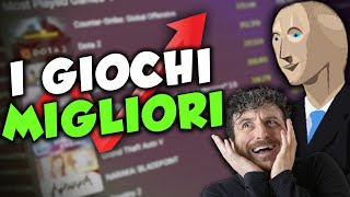 TU LI CONOSCI I giochi più GIOCATI su STEAM [upl. by Norraf]