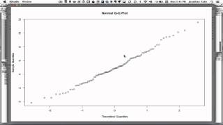 Normal quantile plot [upl. by Ynnek922]