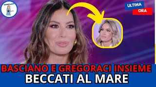 🌊 ELISABETTA GREGORACI E ALESSANDRO BASCIANO BECCATI INSIEME AL MARE 💘 [upl. by Eda]