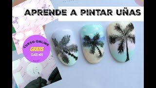 CURSO PINTAR UÑAS PARA PRINCIPIANTES 💜 Decoracion de Uñas 02 [upl. by Maunsell608]