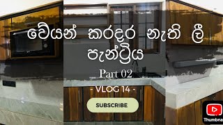 වේයන් කරදර නැති ලී පැන්ට්‍රිය  Termite free pantry cupboard  Low Budget  Pantry Cupboard  Vlog14 [upl. by Joe]