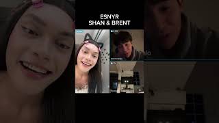 ESNYR SHAN AND BRENT kilig moments on their live [upl. by Lal264]