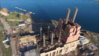 Marysville Michigan DTE Energy power plant Implosion [upl. by Iver]