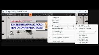 Cakewalk Sonar 2024  Atualização CPU MultiCore performance e mais [upl. by Cuyler]