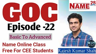 GOC Lecture 22  CEE Based Syllabus 2082 Organic Chemistry online class Name institutemjoscience [upl. by Dilly]