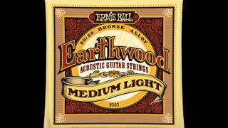 Guitar Strings Ernie Ball Earthwood Acoustic 012 guitar string review [upl. by Haskell373]