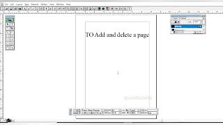 How to add amp delete a page in Pagemaker [upl. by Ahseiuqal]