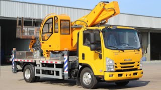 ISUZU Lightduty KV100 aerial paltform truck [upl. by Papke278]