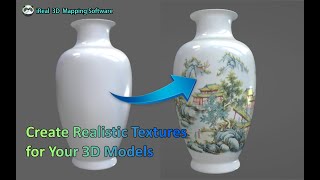 NEW Complete Tutorial of iReal 3D Mapping Software Create Realistic Textures For Your 3D Models [upl. by Emmons]