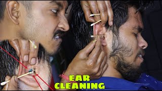 Ear Cleaning amp Earwax Extraction  Heavy Oil Head Massage  Hair Cracking  Neck Cracking  ASMR [upl. by Nnaul]