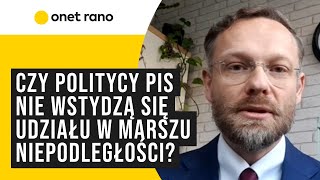 Czemu dopiero teraz politycy PiS pojawili się na Marszu Niepodległości Padła zaskakująca odpowiedź [upl. by Adrian]