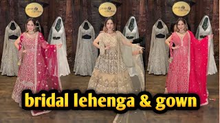 bridal lehenga amp gown collection in Bangladesh  বিয়ের লেহেঙ্গা এন্ড গাউন কালেকশন ২০২৪ [upl. by Leinaj]