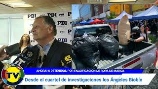 6 personas detenidos en Los Ángeles por falsificación de ropa de marca en zona céntrica [upl. by Beaumont111]