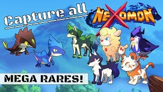 NEXOMON Mega Rares Where to find all basic forms [upl. by Eatnoid840]