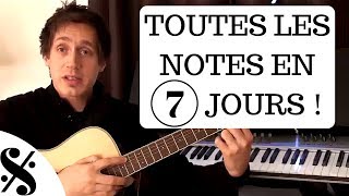 Comment Savoir Toutes les Notes sur Votre Guitare en 7 Jours  1  7 [upl. by Ciredec930]