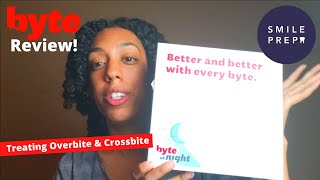 Byte at Night clear aligners for Treating Crossbite amp Overbite bite issues  Byte Reviews  Part 1 [upl. by Aihsenak]