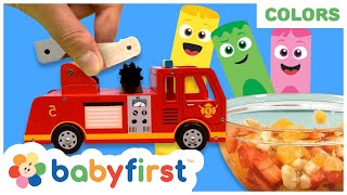 Toddler Learning Video  COLOR CREW MAGIC  Firefighters  Fruit Salad amp More  BabyFirst TV [upl. by Fernandina]