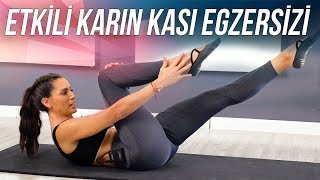 6 Dakikalık Etkili Karın Kası Egzersizi [upl. by Asamot]