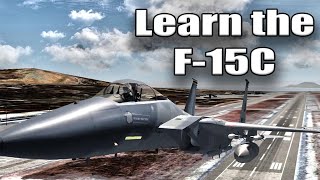 F15C Eagle How to Take off amp Land QUICK Tutorial  Falcon BMS [upl. by Melvin]