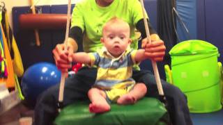 Down Syndrome Physical Therapy  Our son is growing strong at his physical therapy Down Syndrome [upl. by Caesar]