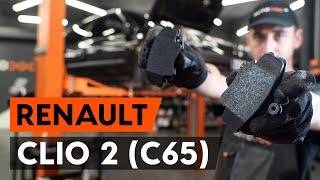 Comment remplacer des plaquettes de frein avant sur RENAULT CLIO 2 C65 TUTORIEL AUTODOC [upl. by Eerej]