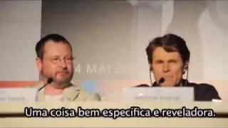 Lars Von Trier ANTICHRIST Press Conf CANNES 2009 [upl. by Derfiniw]