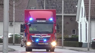 Grote brand in Druten Brandweer adembescherming 089087 en politie b klasse met spoed [upl. by Rebmetpes]