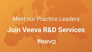 Meet our Practice Leaders  Join Veeva RampD Services Europe [upl. by Marline]