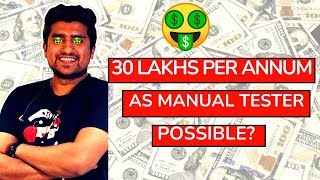 How Can I reach upto 30 Lakhs per Annum as Manual Tester  Extra Skills 😱 [upl. by Aennaej1]