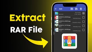 How to Open RAR File On Android device 2023  Extract RAR [upl. by Hayne]