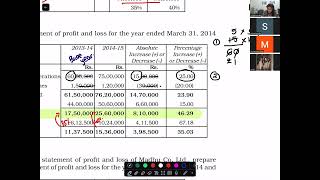 Income Statement Comparative Statement Illustraton 1 solved [upl. by Genie]