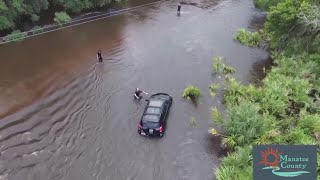 Tropical Storm Debby brings dangerous flooding to South Carolina Georgia and Florida [upl. by Etnuaed]