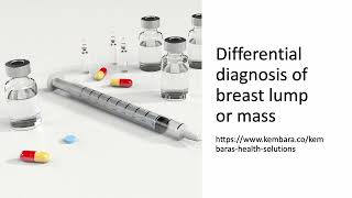 Differential diagnosis of breast lump or mass [upl. by Ardnued]