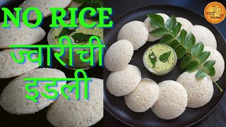 ज्वारीची इडली  बिना तांदूळ पूर्णपणे ज्वारीची इडली कशी करावी  Jowar Idli Recipe  No Rice Idli [upl. by Verney168]