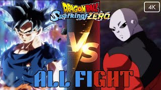 GOKU Ultra Instinct VS JIREN Fight Scene ALL FIGHT [upl. by Bouldon]